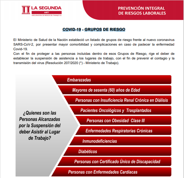 COVID 19 – Grupo de riesgo