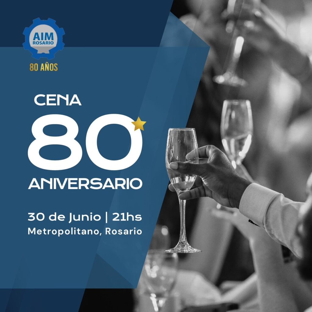 CENA 80 ANIVERSARIO AIM ROSARIO
