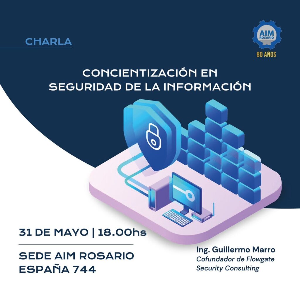 CHARLA “CONCIENTIZACIÓN EN SEGURIDAD DE LA INFORMACIÓN”